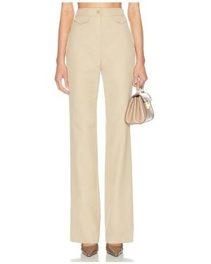 Helsa The Kick Flare Suit Pant - Natural
