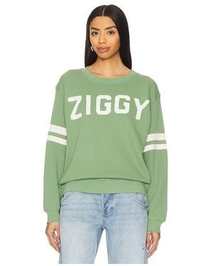 Daydreamer Ziggy Stardust Varsity Sweatshirt - Green