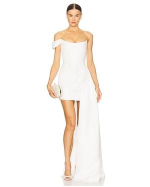 SAU LEE Brenda Dress - White
