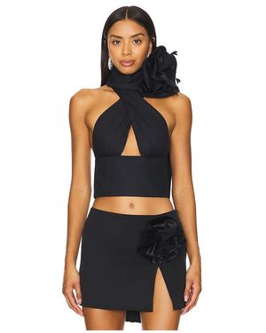 Area Halter Top - Black