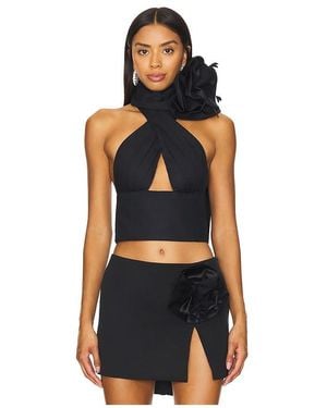 Area Halter Top - Black