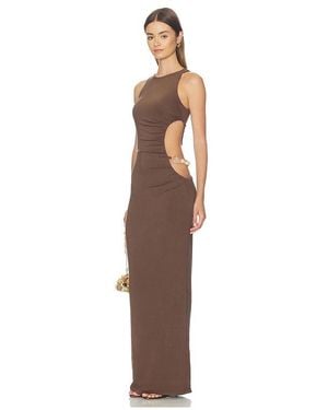 MORE TO COME Kleid Juna - Braun
