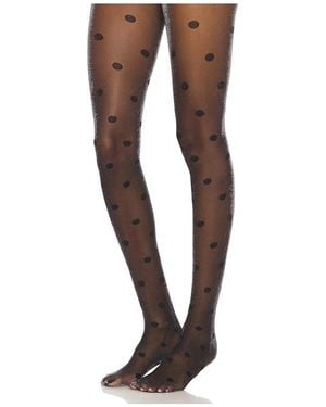 Stems Sparkle Dots Tights - Black
