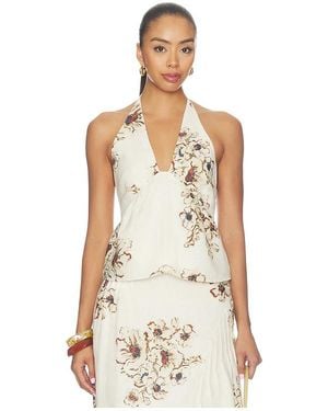 SIR. Freja Halter Top - Natural