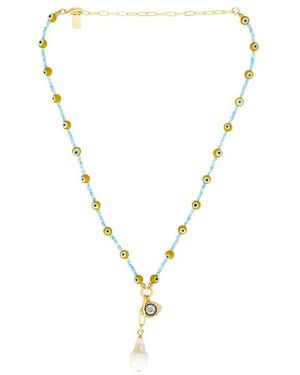 Elizabeth Cole Bonnie Necklace - Blue