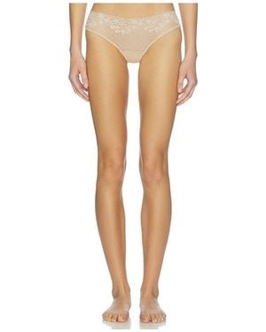 Commando Double Take Lace Thong - White