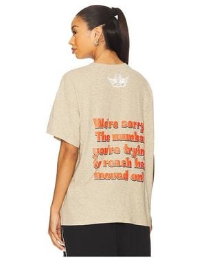 Boys Lie 1-800-manhunt Heather Bf Tshirt - Natural