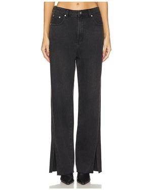 One Teaspoon Low Slung Straight Leg Billie Jeans - Black