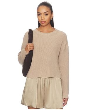 525 America Daphne Cropped Pullover Sweater - Natural