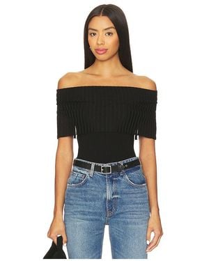 LNA Maeve Fold Over Top - Black