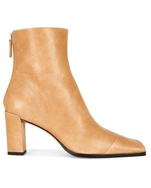 Tory Burch Bota Asymmetric Cap Toe Ankle En Color Bronce Talla (También En 7, 6, 6.5, 7.5, 8, 8.5, 9, 9.5) - Blanco