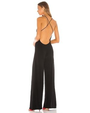Norma Kamali Low Back Slip Jumpsuit - Black