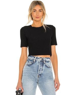 Commando Butter Cropped Tee - Black