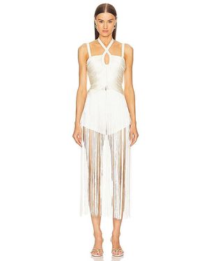 Michael Costello X Revolve Angelica Maxi Top En Talla En - Blanco