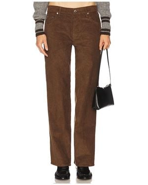 EB DENIM Low Rise Baggy Jean - Brown