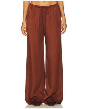 SABLYN Pantalones De Pierna Recta Gemma En Color Óxido Talla (También En S, Xs) - Rojo