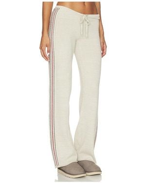 Frankie's Bikinis Kingston Cotton Knit Pant - White