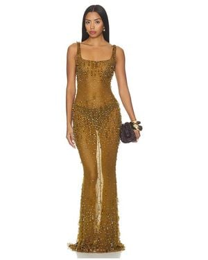 retroféte Zanie Crystal Dress - Metallic