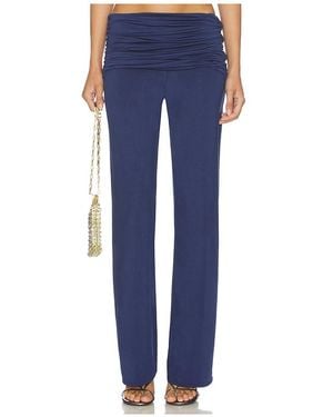 Amanda Uprichard Pantalón Marcelle En Color Azul Marino Talla (También En Xs, S)