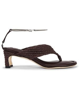 BY FAR High-Heels Dasha Raffia - Mehrfarbig
