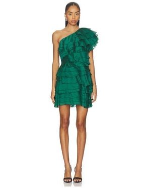 Aje. Rosaline Mini Dress - Green