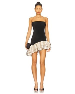 L'idée Vestido Volant En Color Negro Talla (También En 12/L, 6/Xs, 8/S)