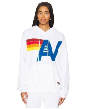 Aviator Nation Sudadera Jersey Logo En Talla En - Blanco