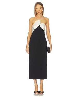 Et Ochs Court Combo Dress - Black