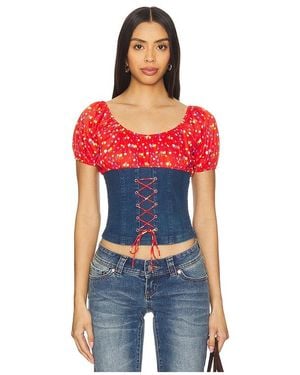 Tyler McGillivary Uma Top - Red