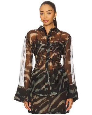 AMUR Clea Blouse - Black