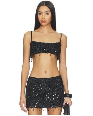 Asta Resort Yasmin Bralette Top - Black