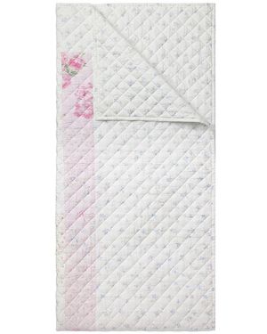 LoveShackFancy Colcha American Flag Quilt En Color Rosado Talla - Blanco