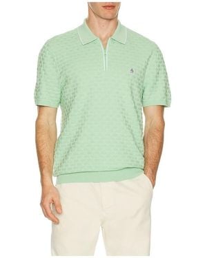 Original Penguin Links Stitch Polo - Green