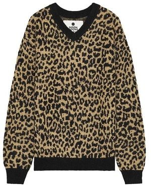 Noon Goons V Neck Jumper - Black