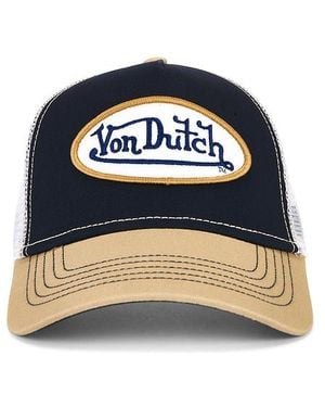 Von Dutch Staple Trucker Hat - Blue