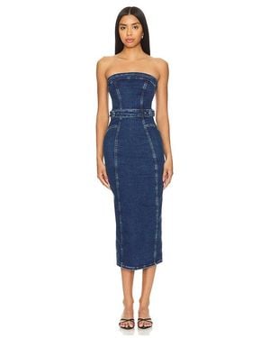 GOOD AMERICAN Tube Midi Dress - Blue