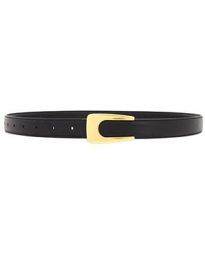 Lovers + Friends Casey Leather Belt - Black