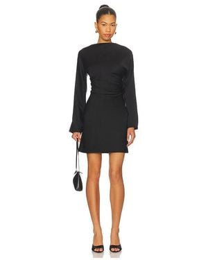 Jonathan Simkhai Harpor Long Sleeve Mini Dress - Black