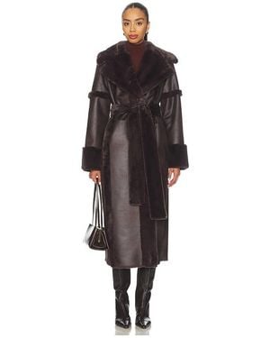 Tularosa Abrigo Jackie En Color Marrón Talla (También En Xxs) - Negro
