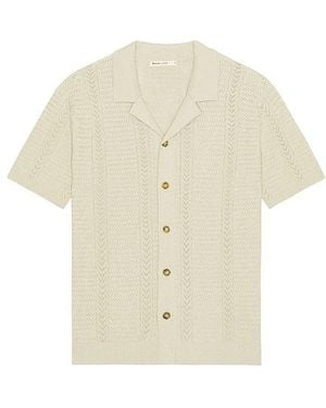 Marine Layer Jaden Jumper Resort Shirt - White
