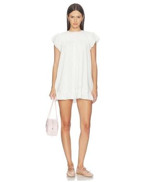 Amelie Teje Sabrina Mini Dress - White