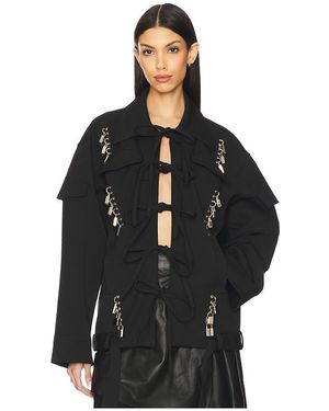 Lado Bokuchava Utility Bow Jacket - Black