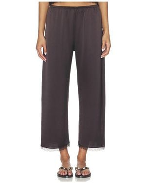 Leset Crop-Hose Mit Spitze Barb - Blau