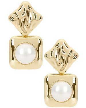 Self-Portrait Earrings イヤリング - メタリック