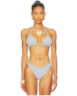 Devon Windsor Lucinda Triangle Bikini Top - Orange