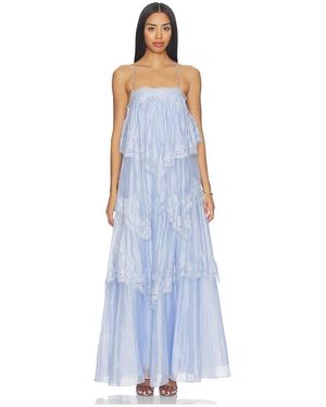 Aje. Ophelia Lace Gown - Blue