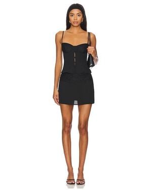 MORE TO COME Daria Skirt Set - Black