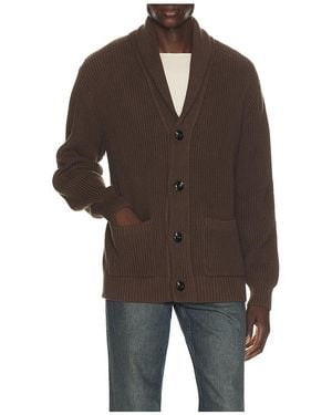 Fair Harbor Beacon Cardigan Jumper - Black