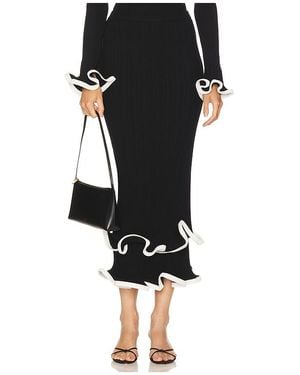 Jonathan Simkhai Millie Midi Skirt - Black