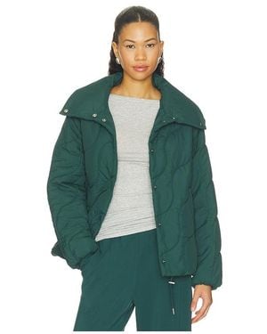 Varley Fabia Quilted Jacket - Green